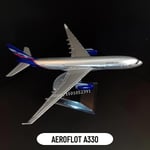 1:400 Skala Metall Flygplan Replika DHL Boeing 757 Flygplan Diecast Modell Flygplan Hemmakontor Miniatyrleksaker för Barn - P 32.Aeroflot A330