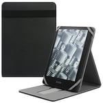 HoYiXi Foldable Case for 6.8",7" Kindle Paperwhite/Colorsoft 2024-2021/ Paperwhite Signature Edition 2021 Vertical Flip Stand Cover for 6"-6.8'' Kobo/Tolino/Sony Ebook reader - Black