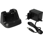 Chargeur Talkie Walkie compatible avec Icom IC-F4101D, IC-F4102D, IC-F4003 (chargeur, cordon secteur) - Vhbw