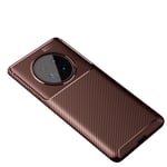 CruzerLite Huawei Mate 40 Pro Case, Carbon Fiber Texture Design Cover Anti-Scratch Shock Absorption Case for Huawei Mate 40 Pro (2020) (Carbon Coffee)