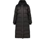 Ripstop Longline Puffer W vinterjacka Dam Black Grid 16