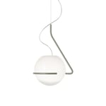 Foscarini Tonda Taklampe Stor Titanium/ Hvit