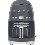 Smeg 50's Retro DCF02GRUK Filter Coffee Machine with Timer - Grey