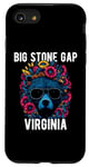 Coque pour iPhone SE (2020) / 7 / 8 Big Stone Gap Virginia USA Ours avec fleurs