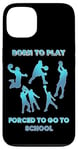 Coque pour iPhone 13 Idée de basket-ball amusante pour garçons et adolescents