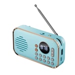 Portable FM Radio Rechargeable Small Wireless Bluetooth Speaker Surround2042