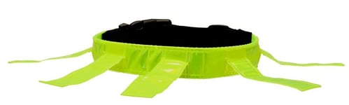 Hundhalsband Reflex m flärpar Gul, XS