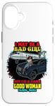 Coque pour iPhone 16 Plus Melanin Queen I May Be A Bad Girl But I'm A Damn Good Woman