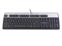 Hp - Tastatur - Usb - Sølv, Jakksvart - For Hp T5570  Workstation Z420, Z620, Z820  Hpe T5145, T5540  Compaq Thin Client T5735