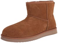 Koolaburra by UGG Women's Burra Mini Ankle Boot, Chestnut, 11 UK