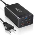 Chargeur Usb C, Chargeur Rapide 125 Watts, Station De Charge À 5 Ports, Concentrateur De Charge Usb, Compatible Avec Iphone/Macbook/Galaxy S23 Ultra/S22/S21/Thinkpad Et Autres Ordi[One140218]