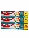 Colgate Total Active Fresh Toothpaste Bacterial Defence 125ml X 3