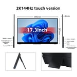 Écran portable de 15.6 pouces 17.3 pouces 2K144HZ pour mobile PS5 switch Écran d'extension de 2K144HZ tactile version SF17TH217.3 pouces