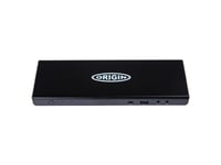 Origin Storage 5Tw13et-Os, Dockning, Usb 3.2 Gen 1 (3.1 Gen 1) Type-A + Type-C, 96 W, Svart, 180 V, 65 Hz