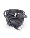 Anker 240W USB-C to USB-C Cable, 10 ft Double Braided Nylon Type C Charging Cable, For MacBook Pro 16", iPad Pro, Samsung S23 / S22 / S21 Series, Pixel, HP, and More (Charger Not Included)