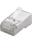 RJ45 plug CAT 6 STP shielded (10 pack)