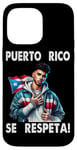 iPhone 14 Pro Max Puerto Rico Se Respeta Boricua Flag Young Man PR Protest Case