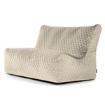 Soffa Seat Lure Luxe saccosäck sammet  (Färg: Pearl)