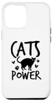 Coque pour iPhone 12 Pro Max Cats Power - Amoureux des chats