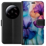 Plånboksfodral till Xiaomi 13 Ultra med Magiska blommor motiv