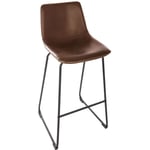 Tabouret de bar industriel Lois - h. 101 cm