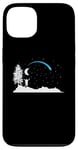 iPhone 13 falling Star with Moon in the Sky Case