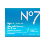 No7 Hydra Luminous Overnight Recovery Gel Cream 50ml