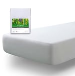 tural Protège Matelas 90x190/200cm Bambou Imperméable Certifié Oeko-TEX Respirant Blanc