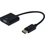 Convertisseur DisplayPort actif 1.2 vers VGA + audio stéréo