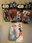 Star Wars Rogue One Jyn Erso Jedha Leia rebels 3.75 Inch Figure Hasbro Forcelink