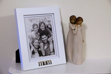 Willow Tree Figurine & Mum Photo Frame Set - Mother & Daughter Mother's Day Gift