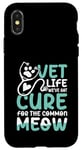 Coque pour iPhone X/XS Vet Life pour vétérinaire chirurgien vétérinaire