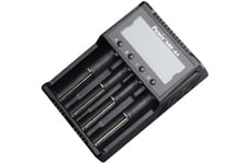 Fenix lader for li-ion 10440 / 14500 / 16340 / 18650 / 21700 / 26650 / (NIMH AA/AAA/C)