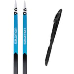 SALOMON Pack ski de fond Salomon Rc9 Eskin Med + Prolink Shift-in Classic 23 Mixte Noir / Bleu Blanc taille 196 2023