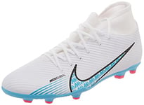 Nike Homme Mercurial Superfly 9 Club FG/MG Sneaker, White Baltic Blue Pink Blast, 40.5 EU