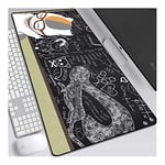 ITBT Natsume Yuujinchou Tapis de Souris XL 700x300mm Hydrorésistant Anime Mouse Pad Grand Tapis de Souris Gamer avec Base en Caoutchouc Anti-Glissant Surface Texturée pour Ordinateur et PC,A