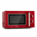 Microwave Grill Kitchen Retro Cooking 20L 700 W / 1000 W  Stainless Steel Red