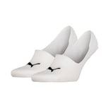 Puma Strømper 2P Unisex Mid Cut Footie Socks Hvit Str 39/42