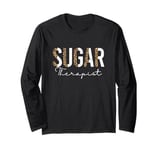 Vintage Sugar Therapist Sugarist Wax Specialist Esthetician Long Sleeve T-Shirt