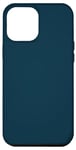 Coque pour iPhone 13 Pro Max Bleu pacifique uni - Couleurs unies simples et élégantes