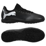 PUMA Future 7 Play Tt Eclipse - Svart/vit Barn - Turf (Tf), storlek 35