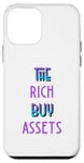 Coque pour iPhone 12 mini The Rich Buy Assets Nice Money Citation sur les flux de trésorerie