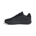 adidas Femme Court Platform Shoes, Core Black/Core Black/Cloud White, 36 2/3