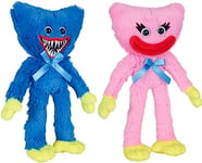 Poppy Playtime - Peluches 20 Cm Huggy Wuggy & Kissy Missy - Personnages de Jeux Vidéos - Dès 6 Ans - Lansay