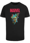 Urban Classics Marvel Universe Avengers Pop Group Tee (black,S)