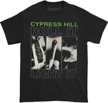 Cypress Hill Roll It Up Light It Up Smoke 1990 Hip Hop Music Mens T Shirt