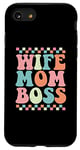 Coque pour iPhone SE (2020) / 7 / 8 Moms the Boss – Cadeau mignon pour la fête des mères