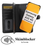 Skimblocker XL Magnet Fodral Samsung Galaxy A32 4G (SM-A325F) (Svart)