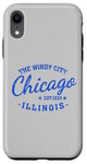 Coque pour iPhone XR Vintage Retro Love Chicago Illinois Windy City est une ville créée en 1833