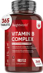 Vitamin B Complex High Strength - Blend of 8 B Vitamins & Vitamin C - No Fillers